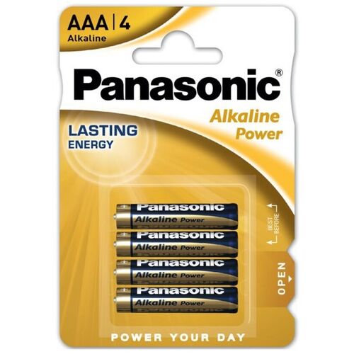 Pile alcaline AAA LR03 Panasonic bronze — vue principale