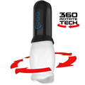 Spinjob de Jamyjob - manchon blanc texture et boitier noir, technologie de rotation a 360 degres