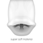 Spinjob - gros plan sur l'ouverture texturee du manchon en matiere ultra-douce