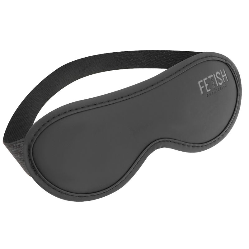 Masque BDSM Fetish Submissive en cuir vegan avec doublure néoprène