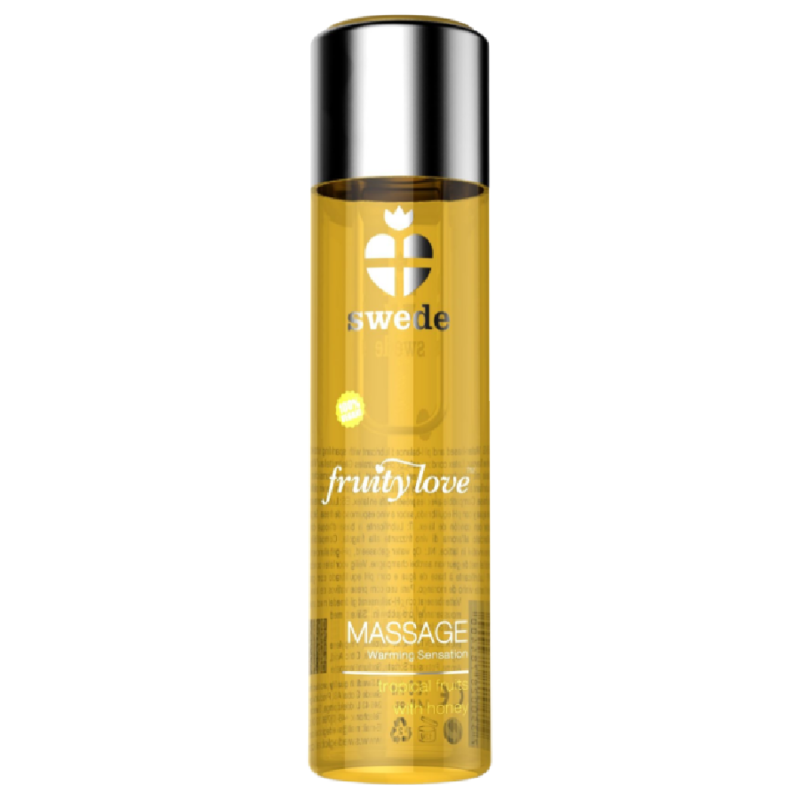 Huile de massage gourmande effet chauffant au miel — détail produit