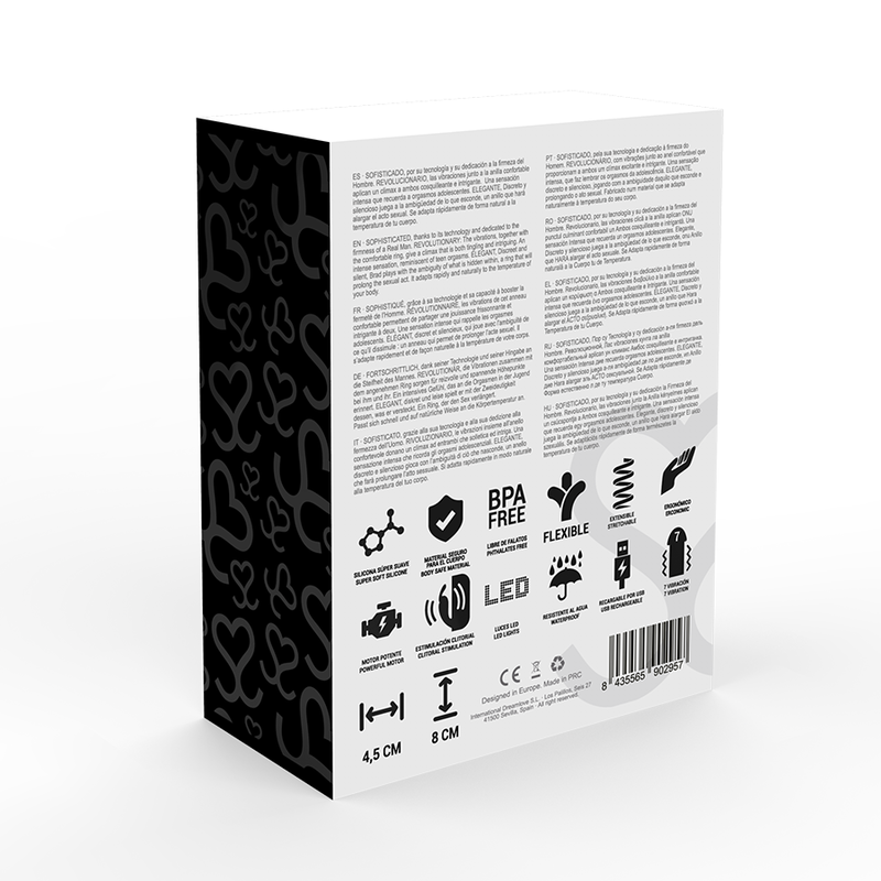 Anneau vibrant rechargeable moressa zac premium