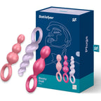 Coffret 3 plugs anal silicone progressifs — détail produit