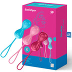 Coffret de trois boules de geisha en silicone — détail produit