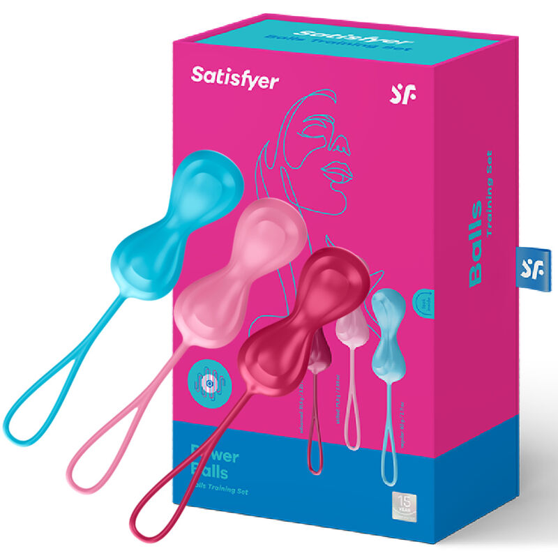 Coffret de trois boules de geisha en silicone — détail produit