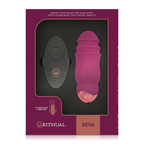 Œuf vibrant télécommandé silicone 10 programmes — détail texture surface