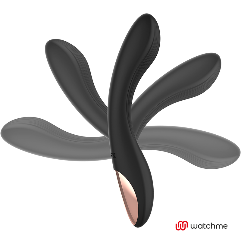 Vibromasseur point G incurvé télécommandé silicone — détail produit