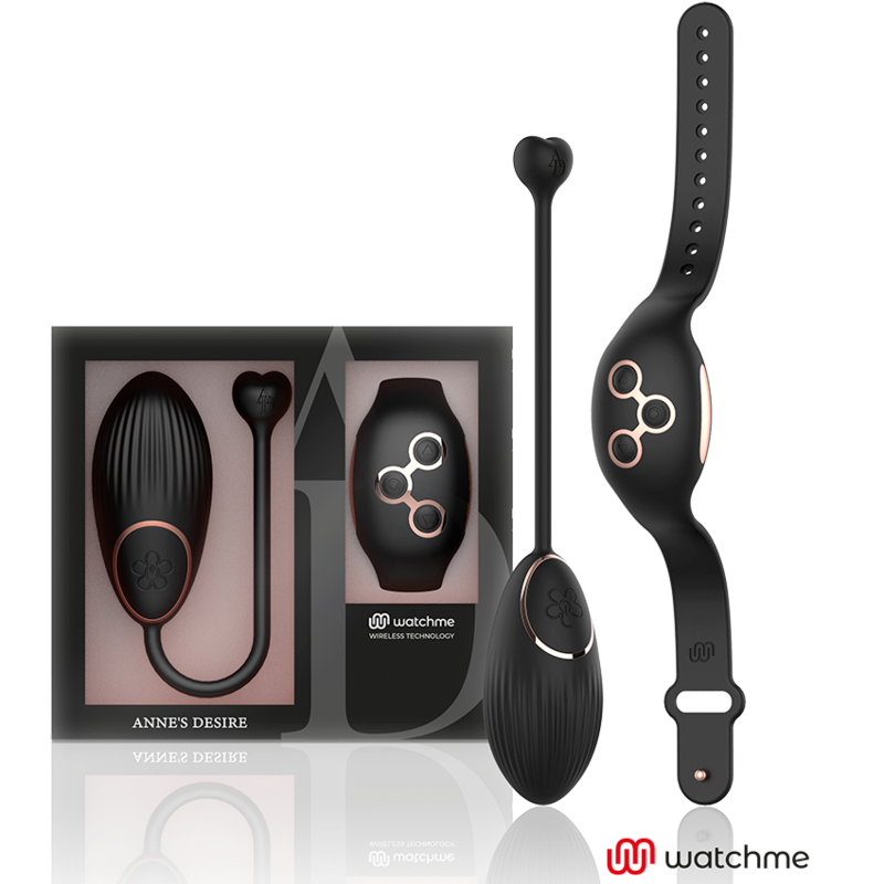 Mini vibromasseur œuf en silicone à télécommande noir et or — vue principale