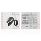 Stimulateur double pour couple télécommandé silicone — vue trois quarts