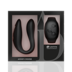Stimulateur double pour couple télécommandé silicone — détail design