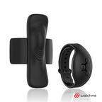 Culotte vibrante Watchme silicone noir — détail produit