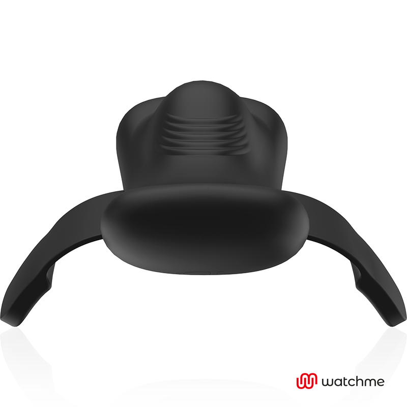Culotte vibrante Watchme silicone noir — vue de profil