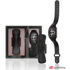 Culotte vibrante Watchme silicone noir et or — vue principale