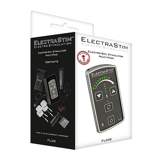 Pack électrostimulation Flick EM60-M multi-accessoires — vue de profil