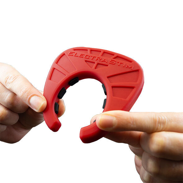 Anneau pénien Viper silicone électrostimulation — détail texture surface