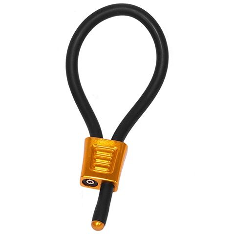 Boucles électrostimulation Prestige caoutchouc or — vue principale