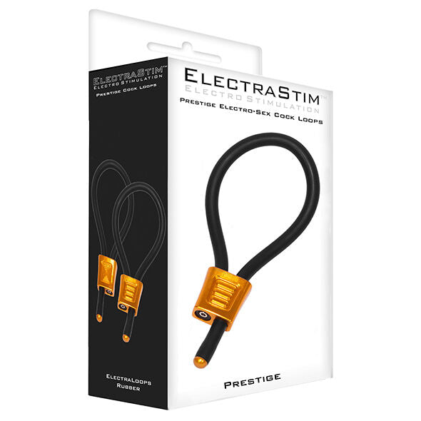 Boucles électrostimulation Prestige caoutchouc or — détail produit