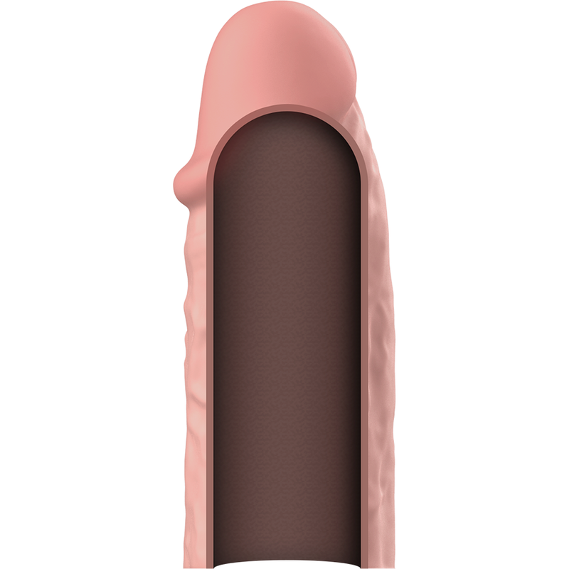 Manchon pénien silicone extensible VirilXL — détail texture surface