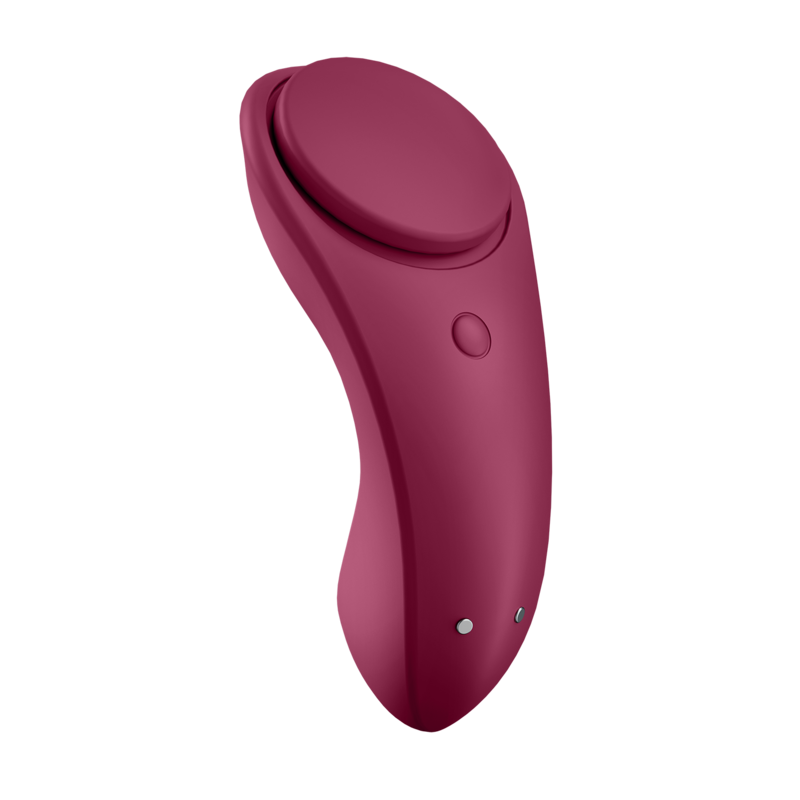 Stimulateur à porter dans la culotte connecté silicone — détail texture surface