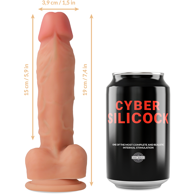 Pack harnais et gode réaliste silicone — vue de profil 2