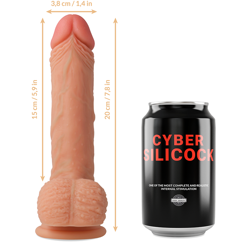 Pack harnais et gode réaliste silicone — vue trois quarts 2