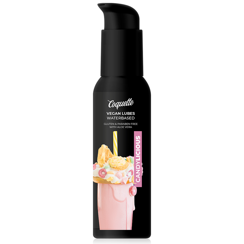 Lubrifiant gourmand vegan base eau Candylicious — détail produit