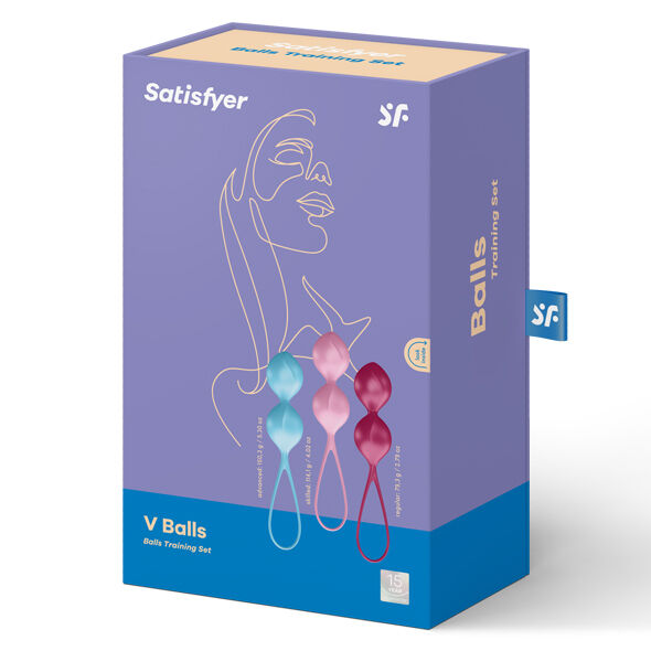 Ensemble entraînement périnée 3 boules silicone — détail produit