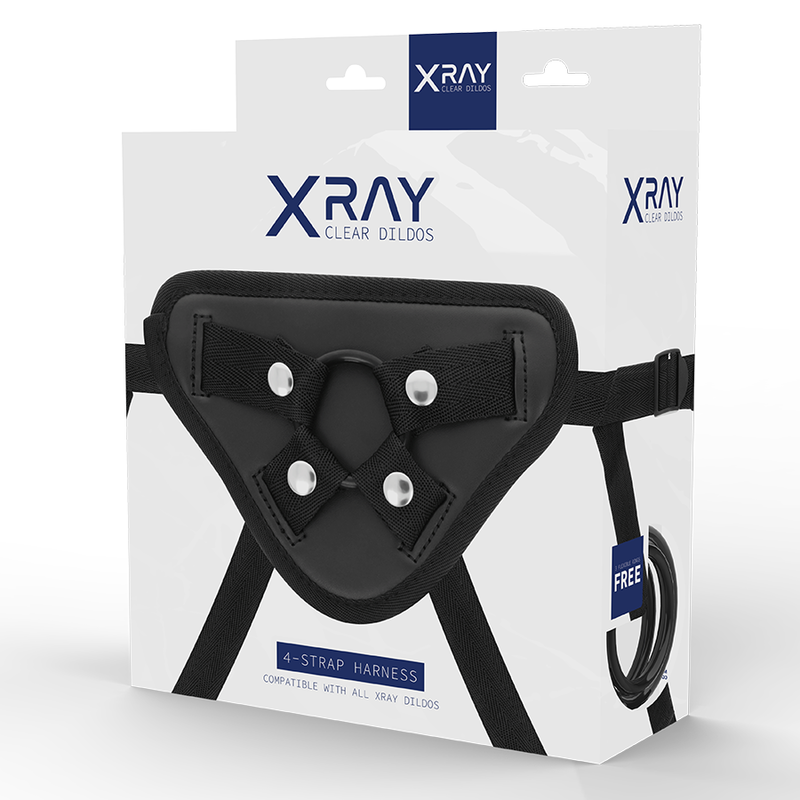 Harnais ceinture silicone avec 3 anneaux X Ray — vue rapprochée