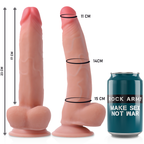 Pack harnais et gode réaliste double densité Léopard — emballage produit