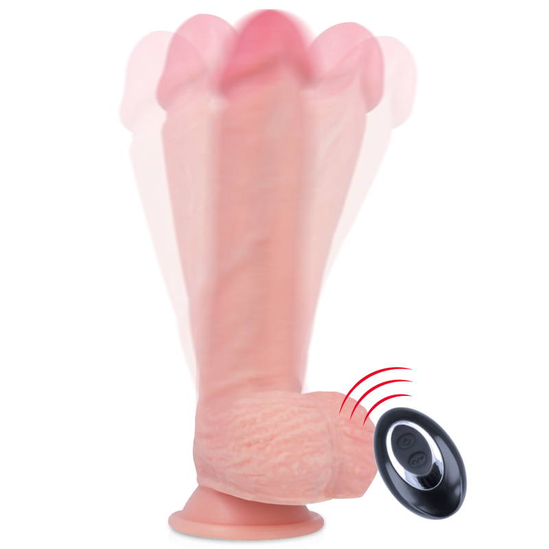 Harnais avec vibrateur réaliste télécommandé Apache — détail texture surface