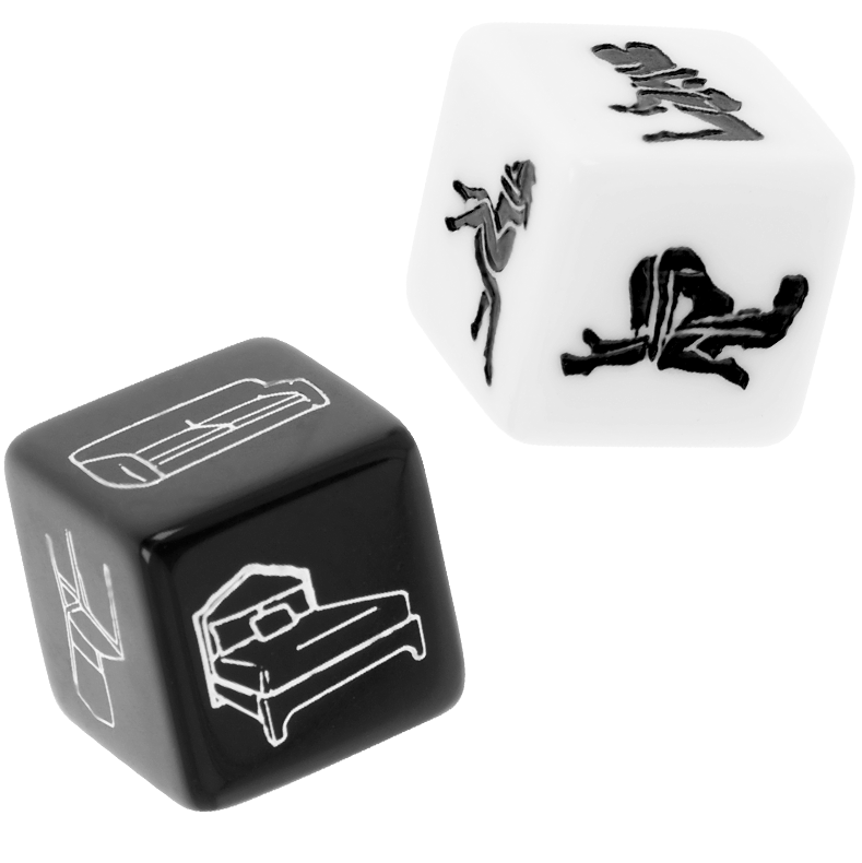 Dés coquins position et lieu pour jeux de soumission — vue principale