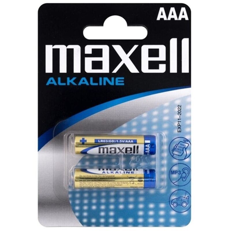 Pile alcaline AAA LR03 blister 2 unités — vue principale