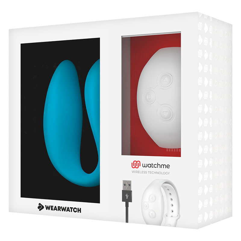 Vibrateur double technologie Watchme silicone — détail texture surface