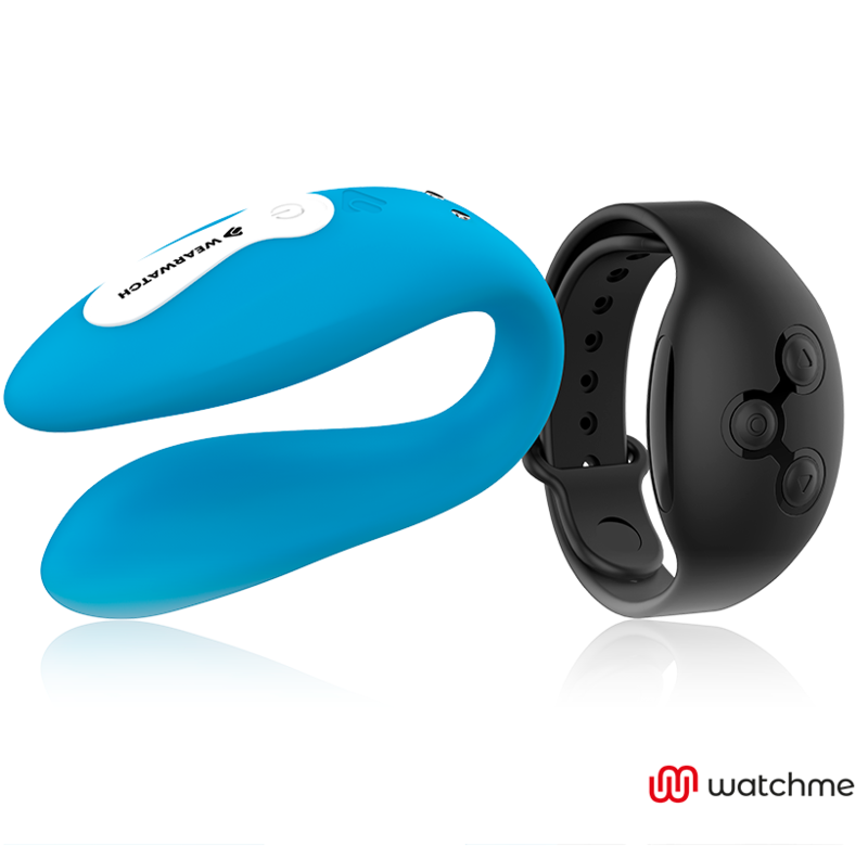 Vibrateur double technologie Watchme Indigo — détail produit