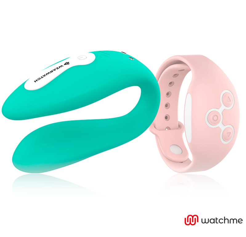 Vibrateur double technologie Watchme silicone — détail produit