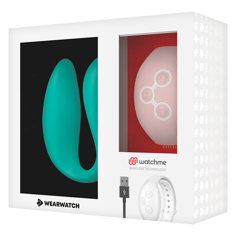 Vibrateur double technologie Watchme silicone — vue de profil