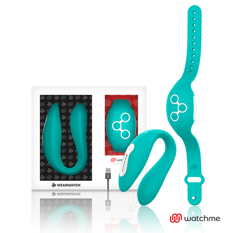 Vibrateur Wearwatch vert clair double technologie — vue principale