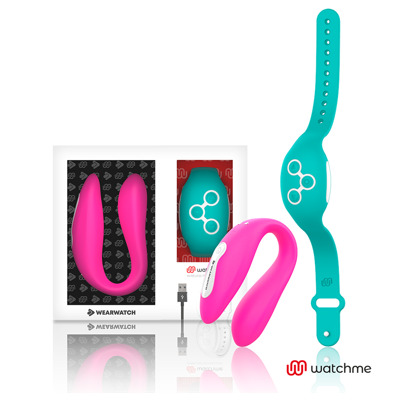 Vibrateur Wearwatch double technologie fuchsia eau de mer — vue principale