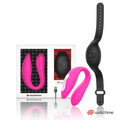 Vibromasseur connecté couple double technologie fuchsia — vue principale