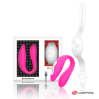 Vibrateur double technologie Watchme fuchsia neige — vue principale