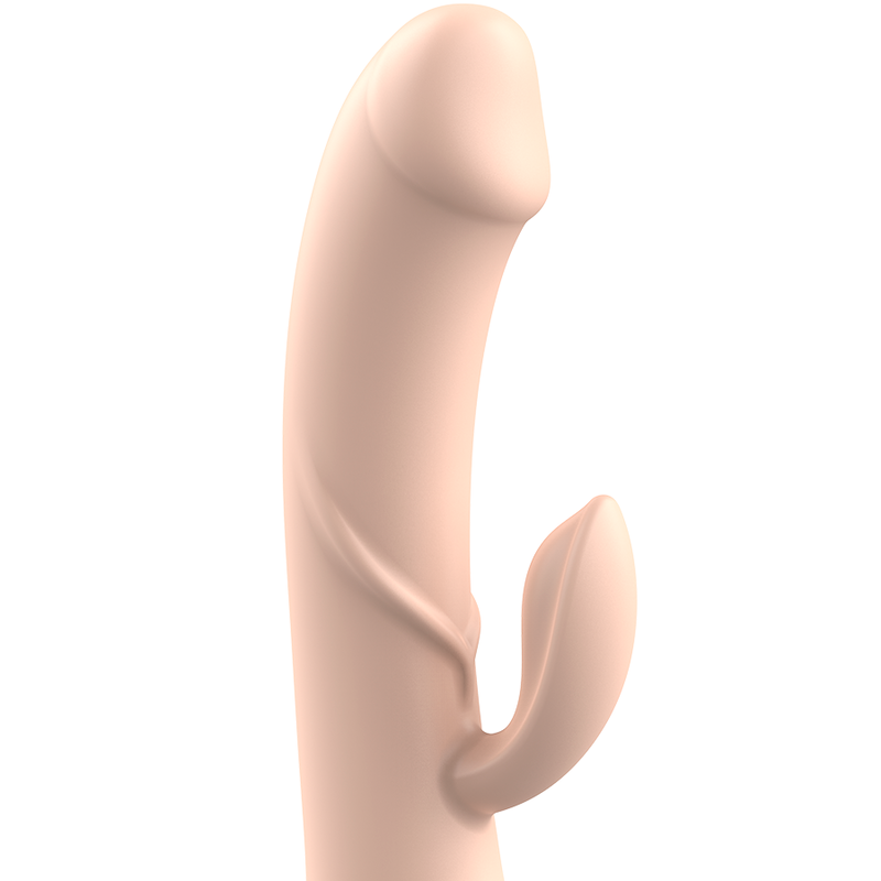 Vibromasseur rechargeable double moteur en silicone Magnus — vue de profil
