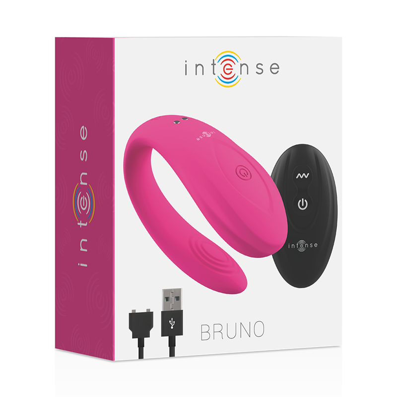 Vibromasseur pour couple à télécommande double moteur — vue de dos