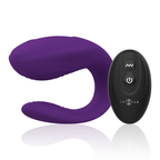 Vibromasseur pour couple à télécommande double moteur — vue rapprochée
