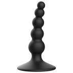 Plug anal silicone noir Addicted — vue de profil