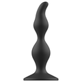 Plug anal silicone noir Addicted — vue principale