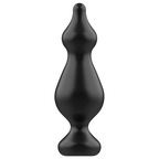 Plug anal en silicone surface lisse pour débuter — vue de dos