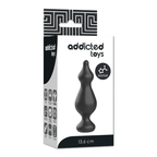 Plug anal en silicone surface lisse pour débuter — détail texture surface
