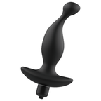 Masseur anal vibrant silicone avec stimulateur prostate — vue de profil