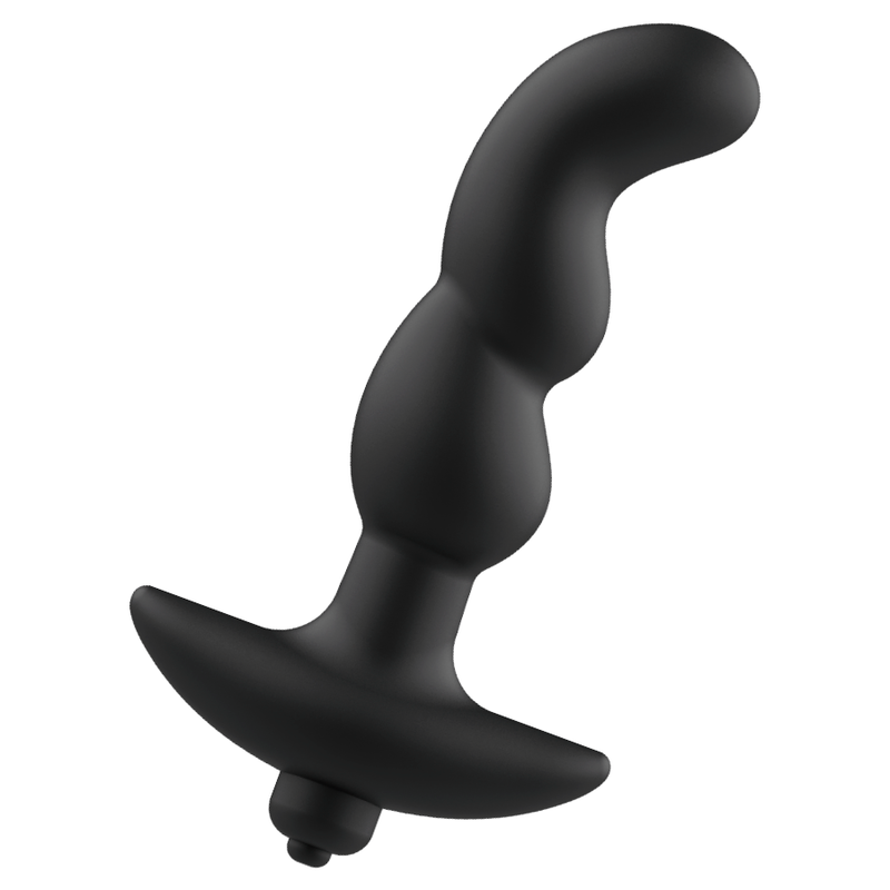 Masseur de prostate vibrant en silicone — vue de dos