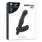 Stimulateur anal silicone prostate P-Spot vibrant — vue rapprochée